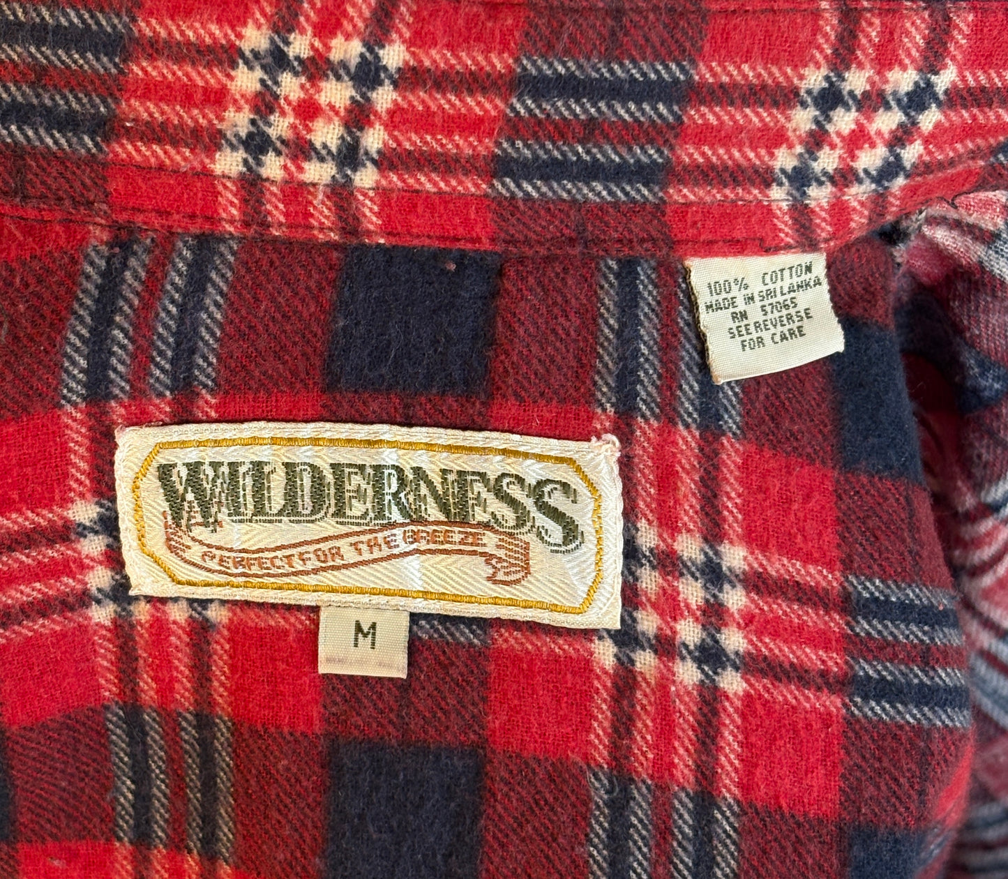 Size Med. Vintage 80s Flannel Plaid Shirt – Retro Grunge Workwear
