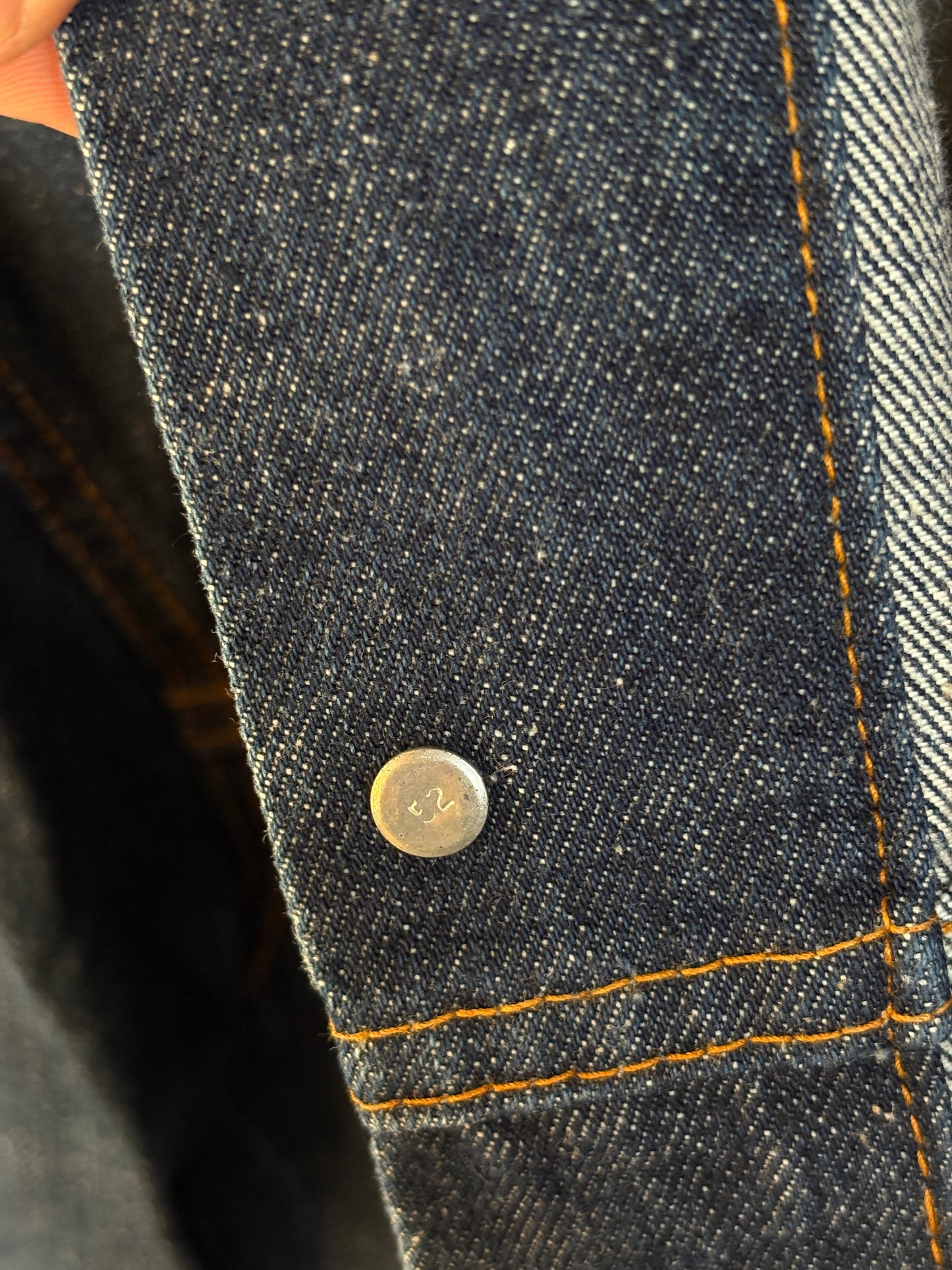 Size 42US / 52EU . Vintage 70s Levis jacket Made in USA.