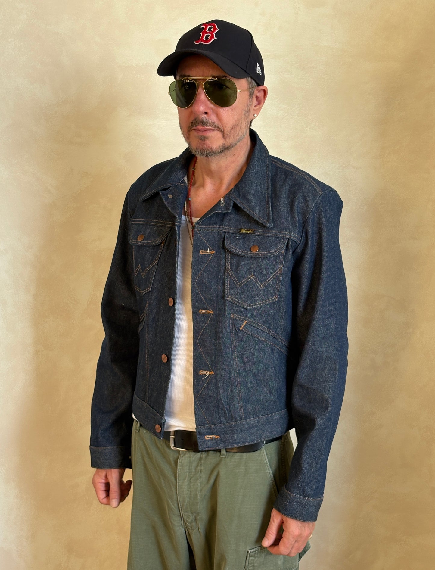 Size 40US / 50EU. Authentic 126MJ 80s Wrangler jacket  – Made in the USA