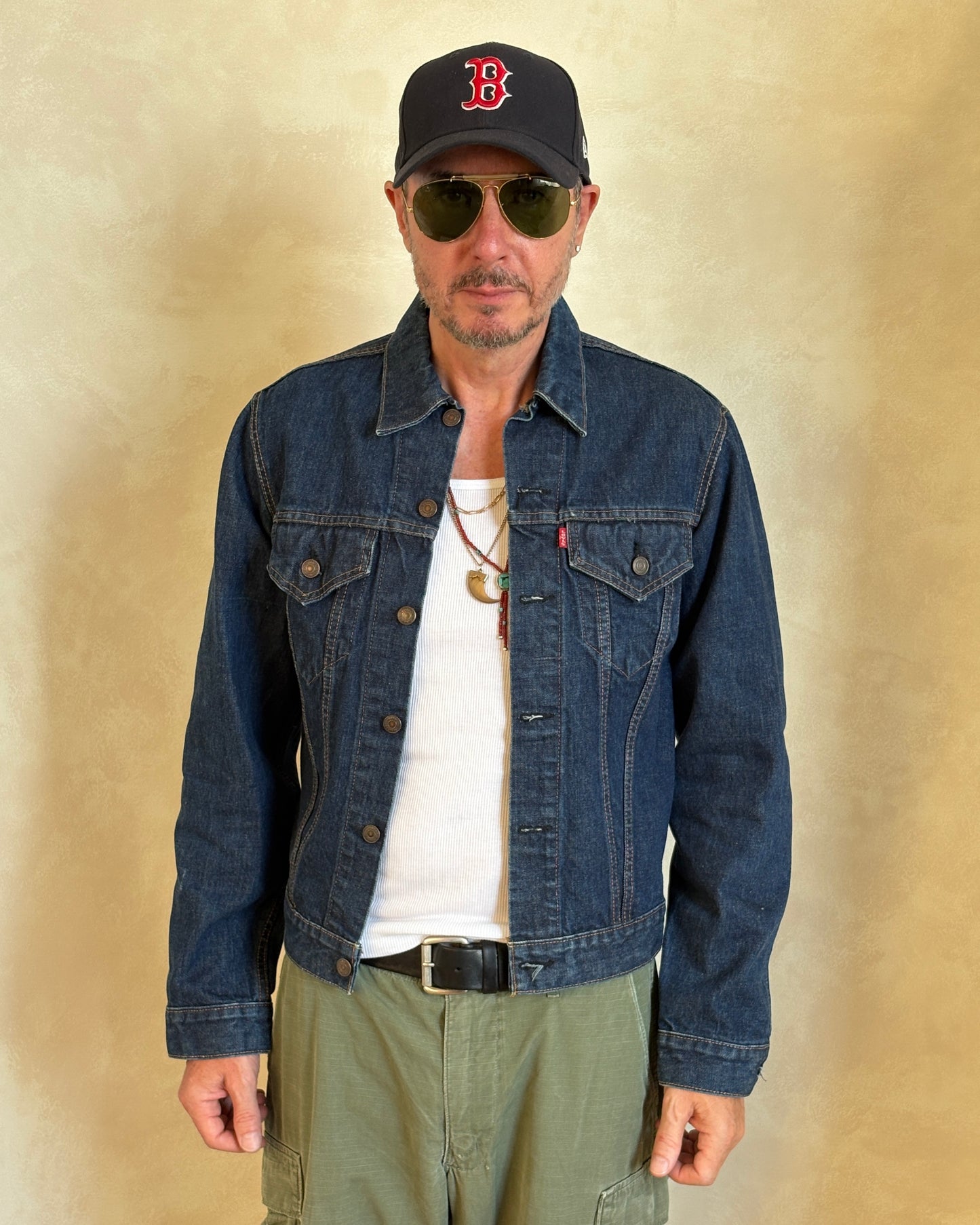 Size 40US / 50EU . Vintage 70s Levis single stitch jacket Made in USA.