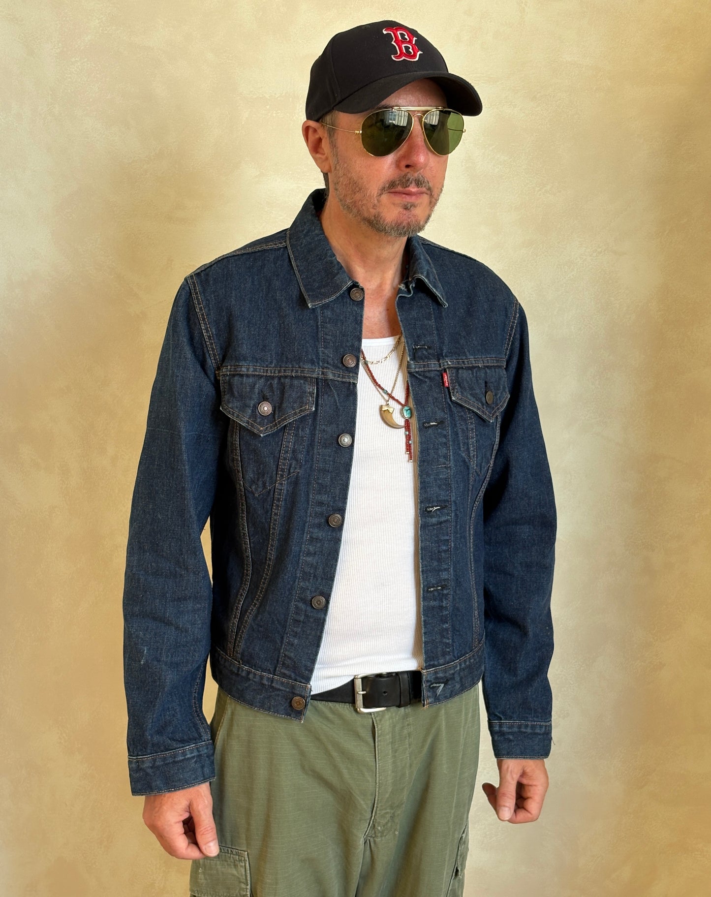 Size 40US / 50EU . Vintage 70s Levis single stitch jacket Made in USA.