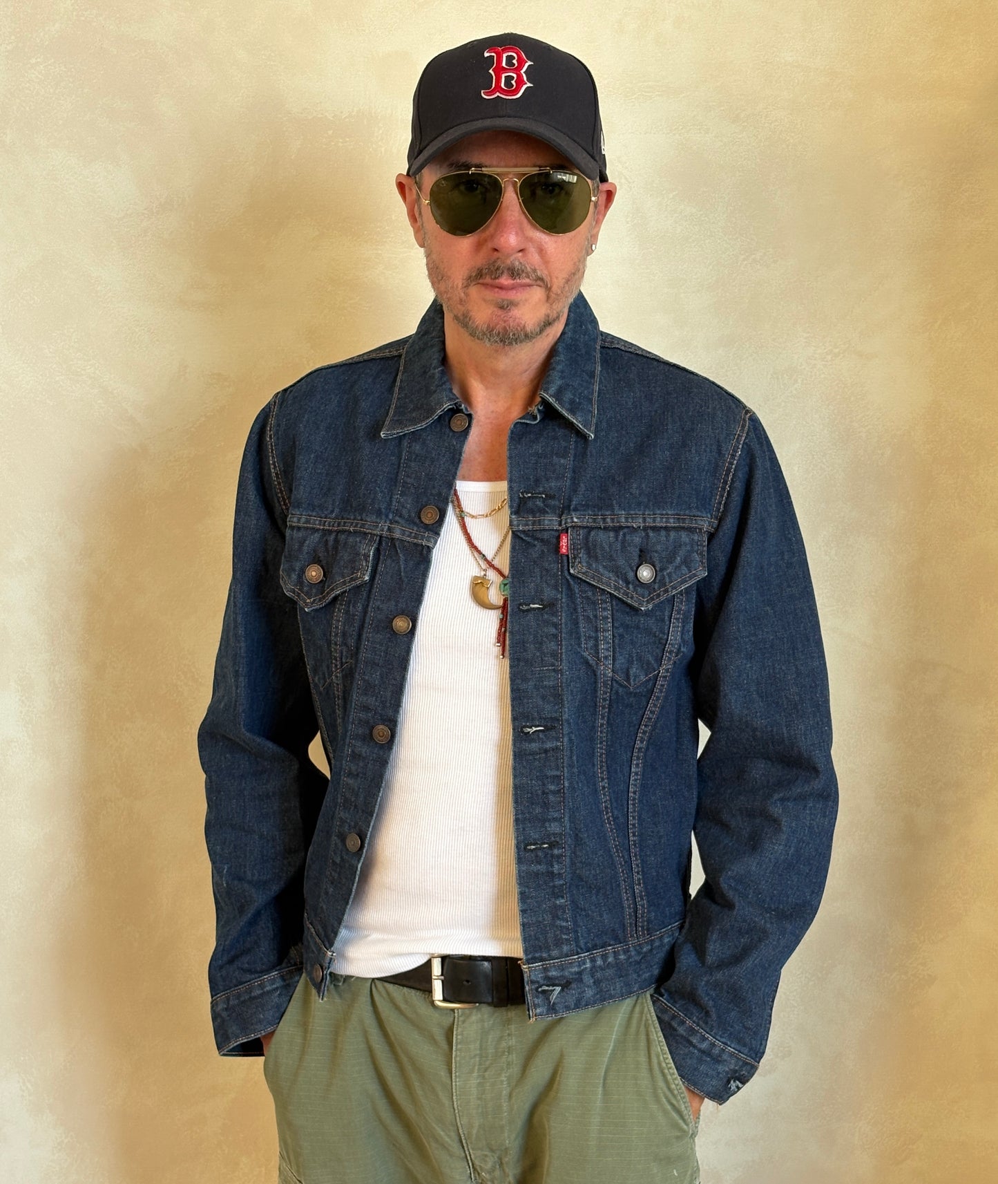 Size 40US / 50EU . Vintage 70s Levis single stitch jacket Made in USA.