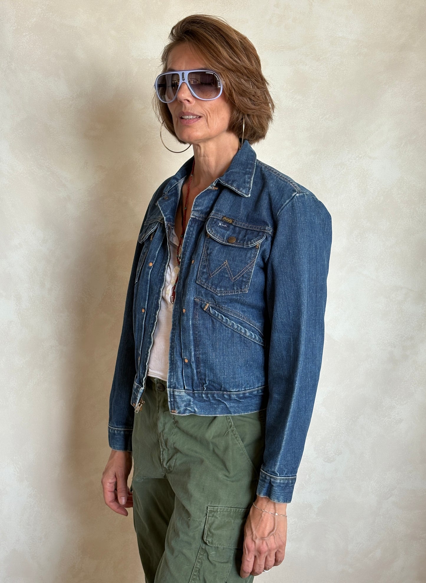 Size 40US . Authentic early 60s 24 MJZ Wrangler jacket – Made in the USA