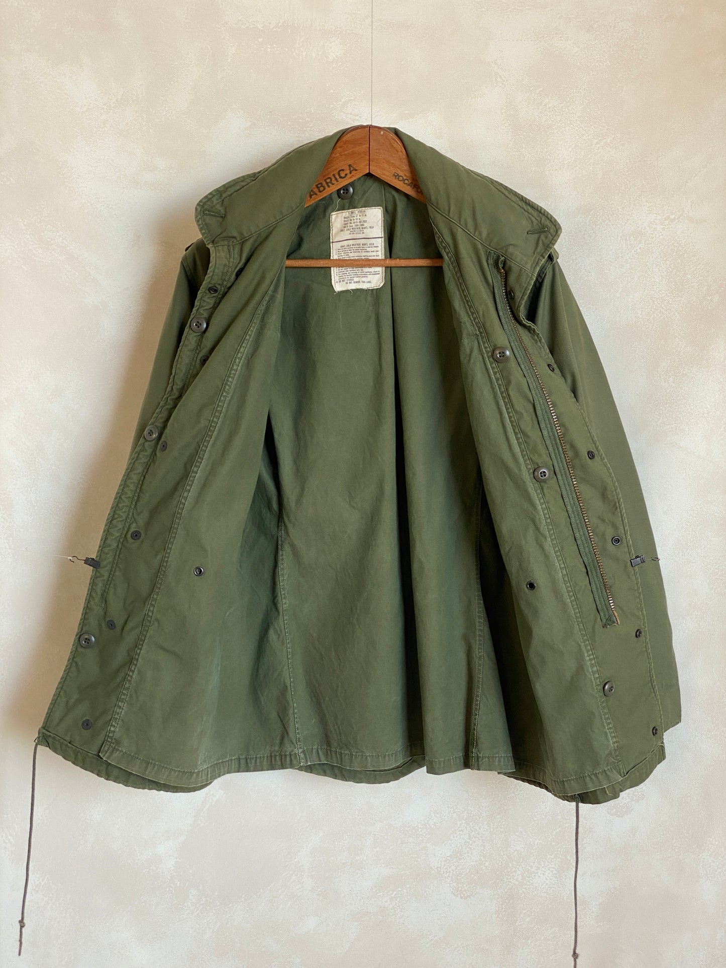 X Small Reg. Authentic 1974 US M-65 field jacket Military