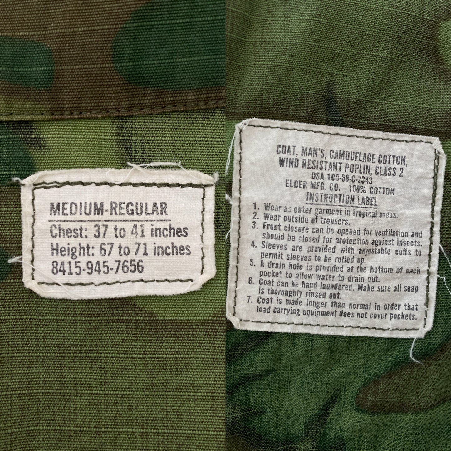 Authentic 1969 US Army Vintage Vietnam Jungle Jacket | Size Medium Long | Timeless Military Style