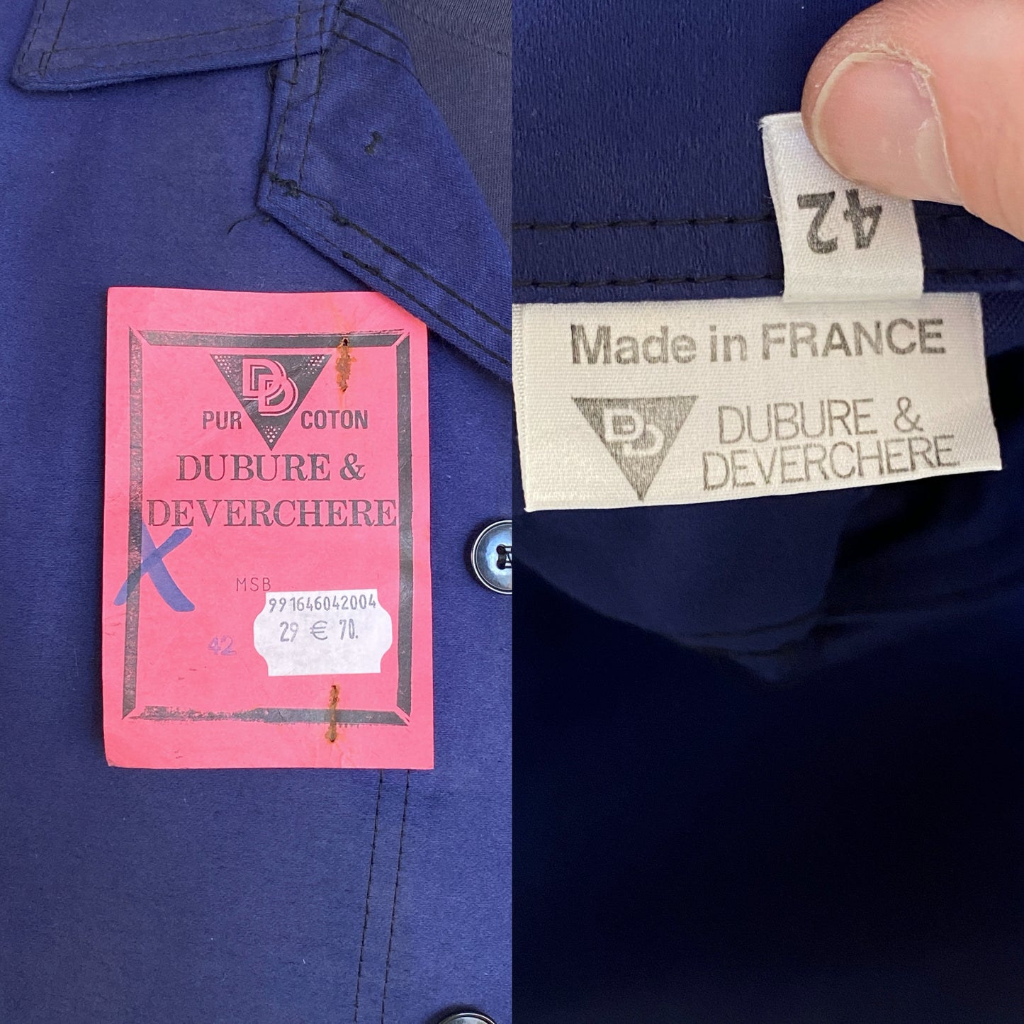 Size 42EU Vintage French Moleskin Jacket | Classic Retro Style | NOS | USA Vintage BCN