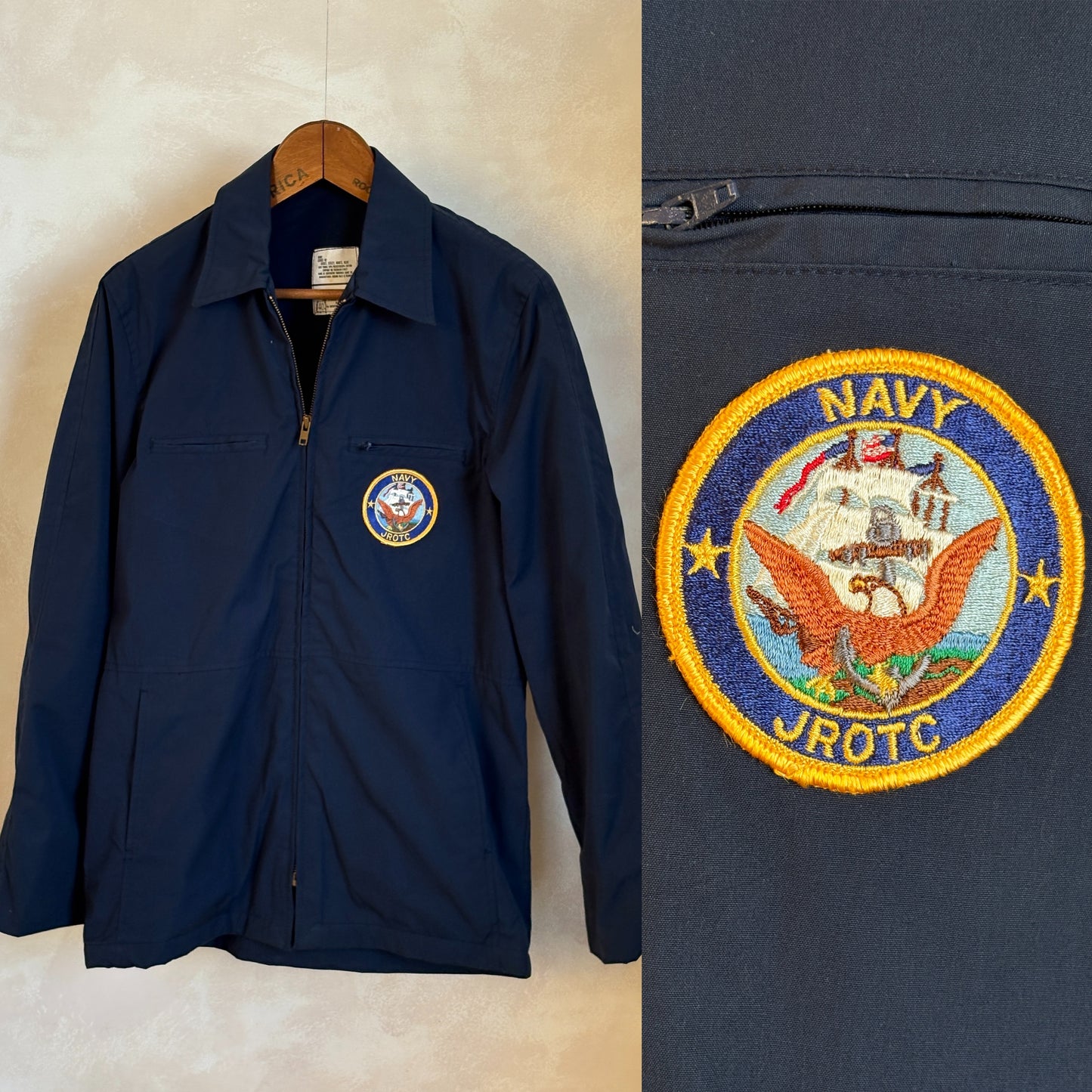 Size 36UE / 46EU . Vintage 1988 US Navy Utility Jacket – Made in USA
