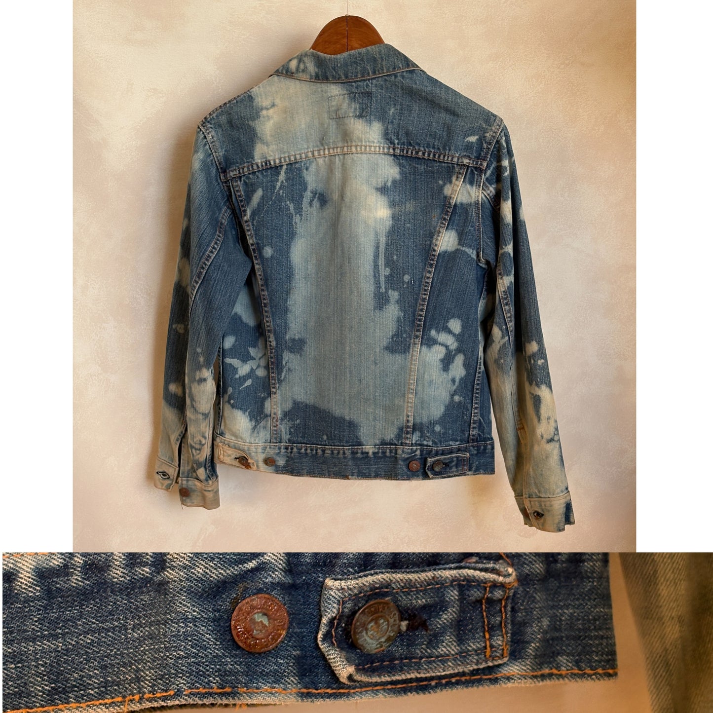 Size 38US / 48EU. Vintage 70s Levi’s Denim Jacket – 2 Pockets – Made in USA