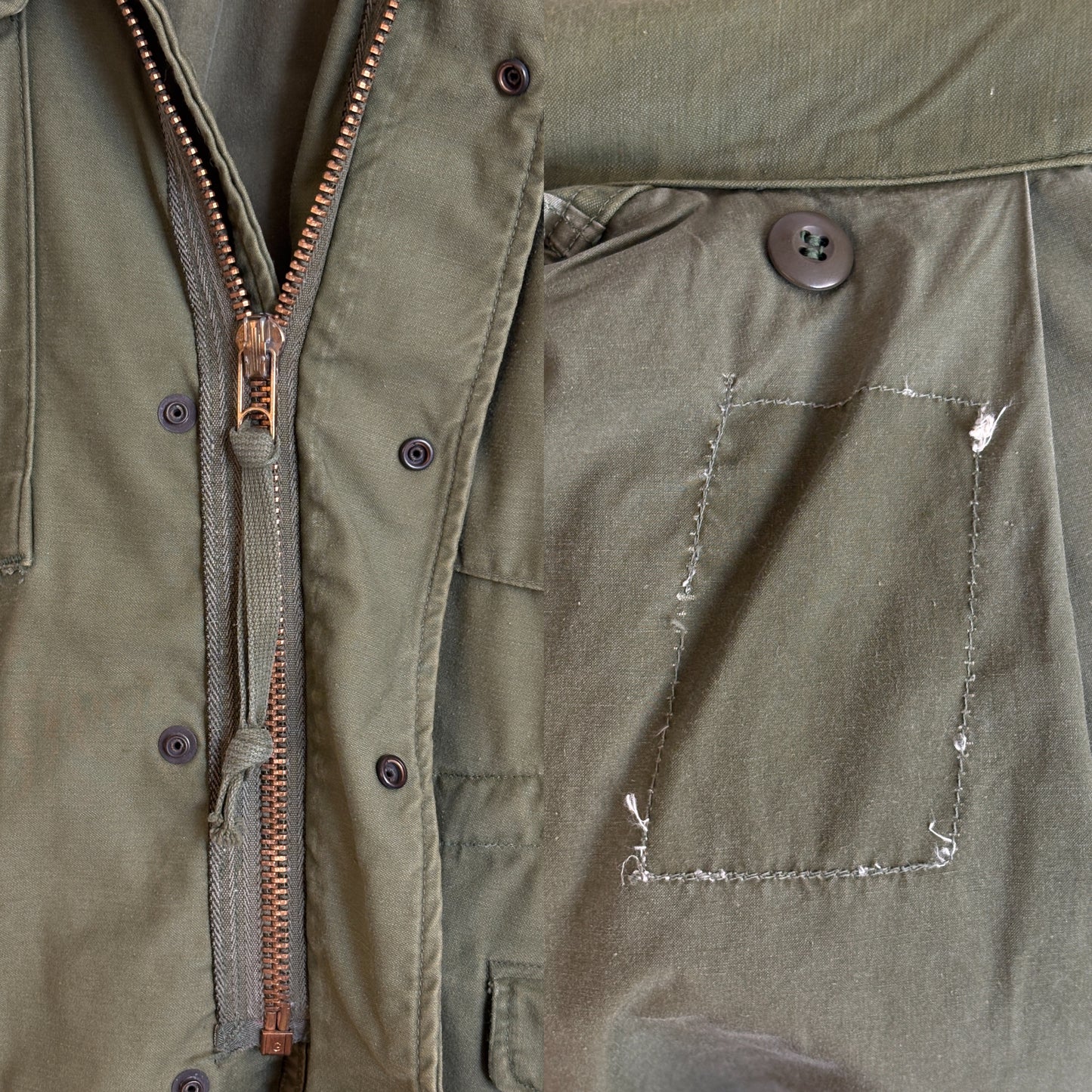 Small Reg. Authentic US Army M-65 field jacket Military