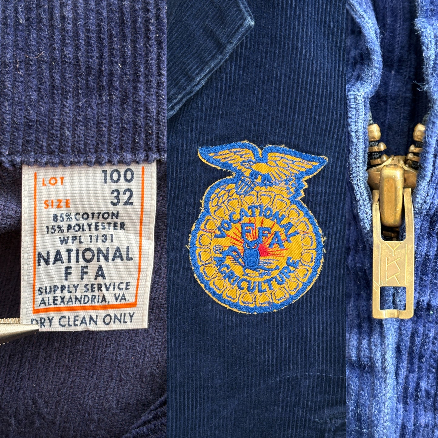 Size 32US / 42EU. 70s Vintage Texas Future farmer of America  jacket.Made in USA