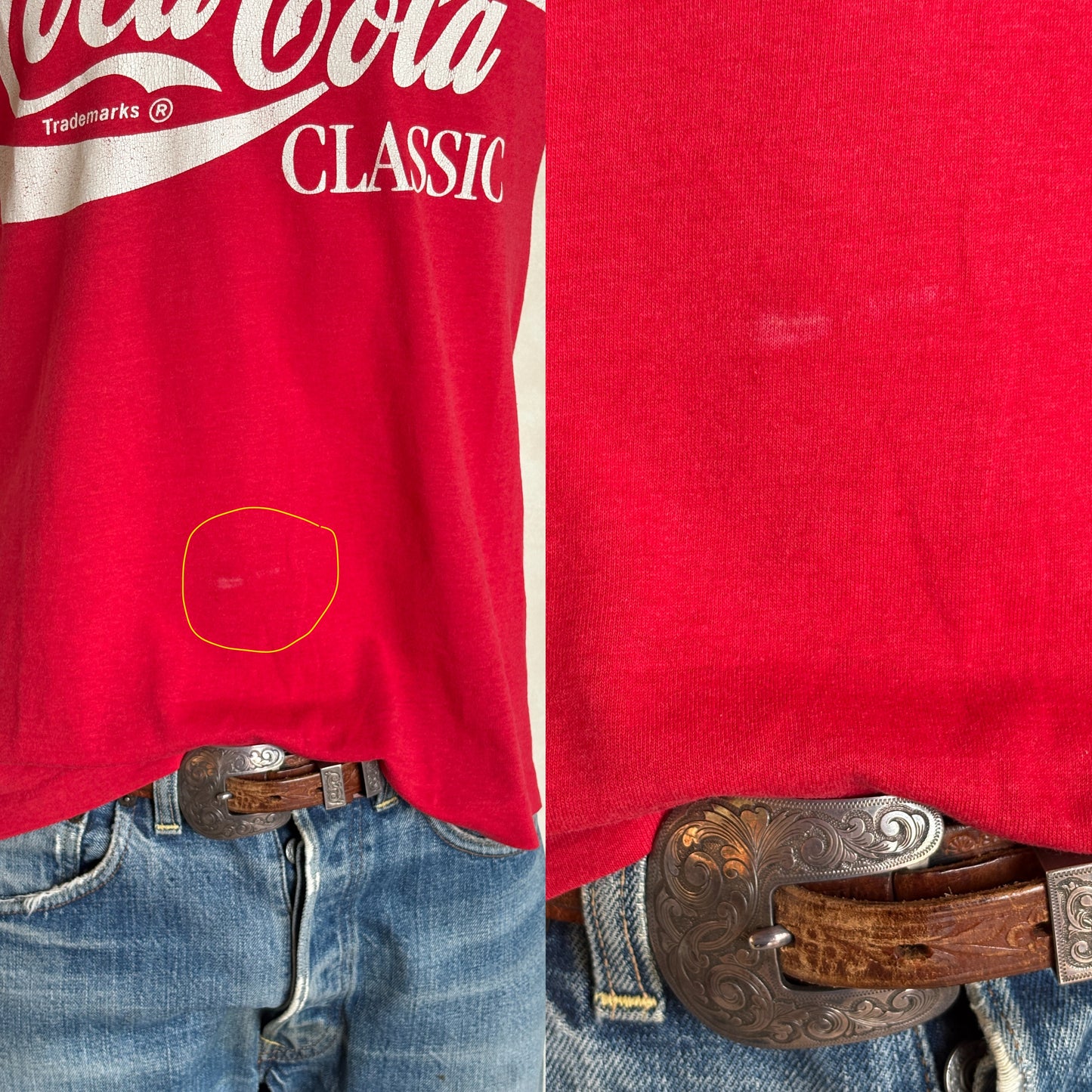 Size Large. Vintage 80s Coca-Cola T-Shirt – Made in USA