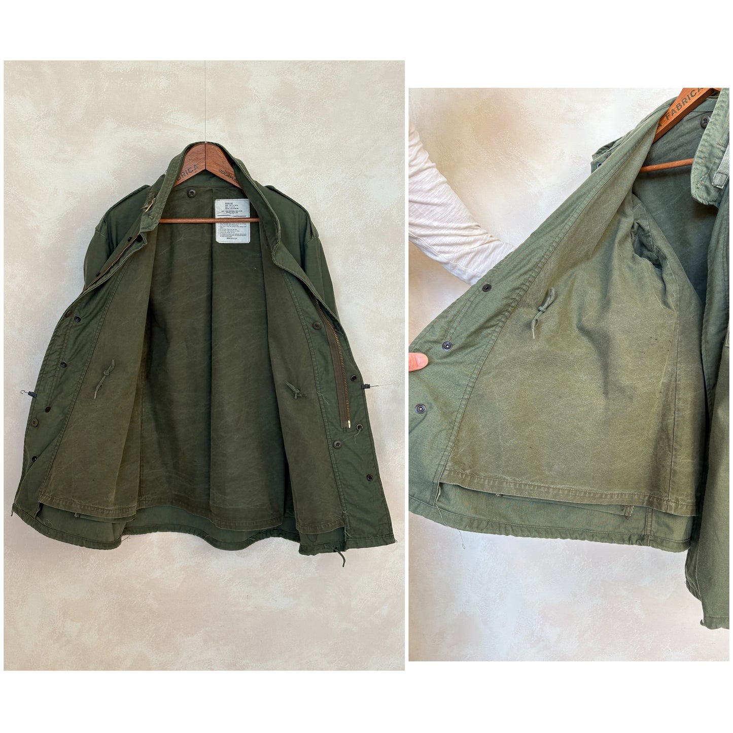 Medium Long. Civilian  US M-65 field jacket Military Style .Not army issued