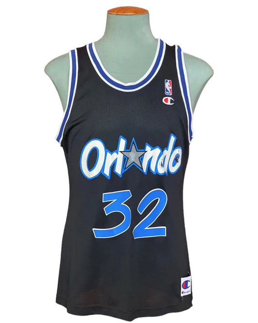 Size 44 VTG 90s Orlando NBA jersey, Player Oneal #32 Made In USA by Champion