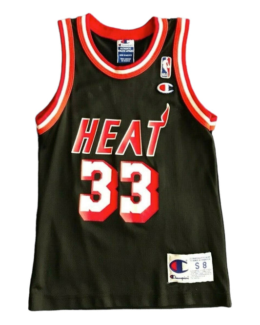 "Vintage 90s Miami Heat Alonzo Mourning Champion NBA Jersey