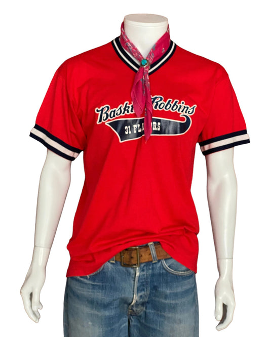 Baskin Robbins Baseball 80s Vintage T-Shirt