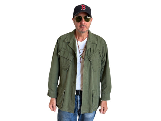Med Reg. Authentic 1968 U.S. Army Vietnam War Jungle Jacket OG-107 – Vintage Military