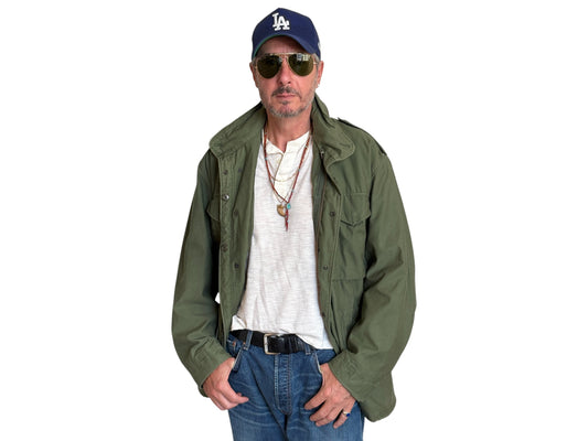 Large Reg.Authentic 1977 US Army M-65 field jacket Military