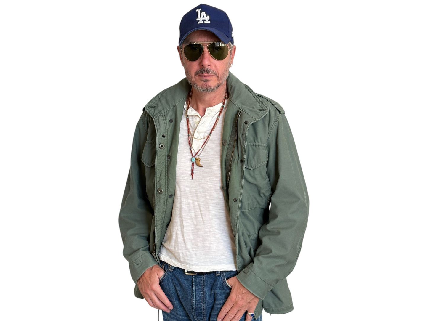 Medium Reg. Alpha Industries M-65 field jacket Military style (Made for civilians )