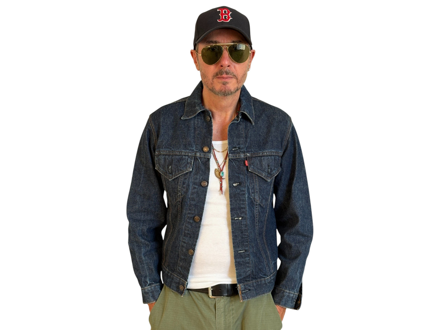 Size 38US / 48EU . Vintage 70s Levi’s Denim Jacket – 2 Pockets – Made in USA