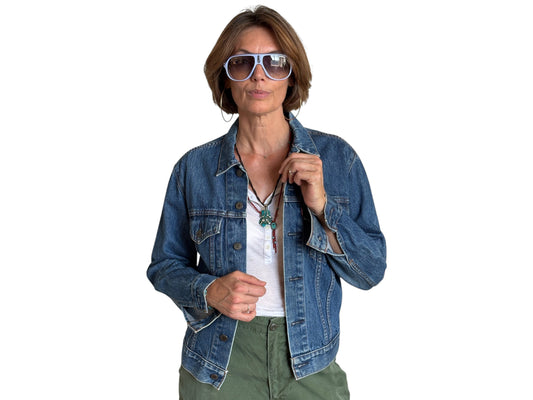 Size 38US/48EU .Vintage 70s Levi’s Denim Jacket – 2 Pockets – Made in USA