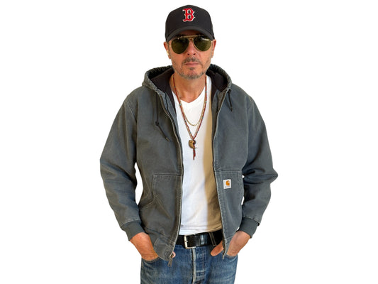 Size Med. Vintage Carhartt Hooded Jacket for Women – Made in Mexico