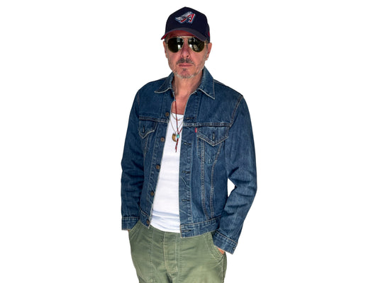 Size 38US / 48EU. Vintage Early 70s 2 pocket Levi’s Denim Jacket 70505 – Single Stitch, Made in USA