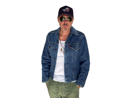 Size 38US / 48EU. Vintage Early 70s 2 pocket Levi’s Denim Jacket 70505 – Single Stitch, Made in USA