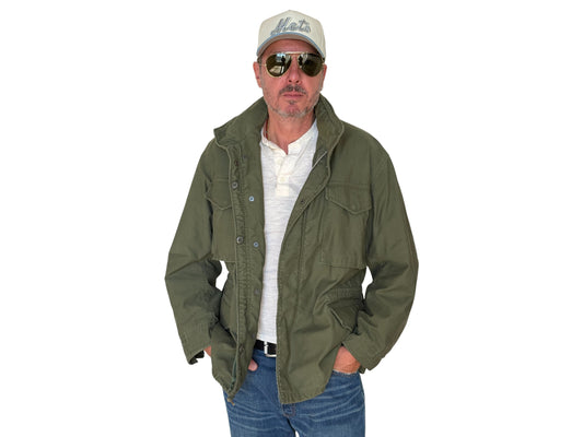 Small Reg. Rare Authentic 1965 first model  US M-65 field jacket Military