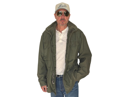 Large Long . Authentic USMC 1987 US M-65 field jacket Military