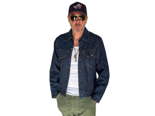 Size 40US / 50EU. Vintage 70s 2 pocket Levi’s Denim Jacket 70505 – Double Stitch, Made in USA
