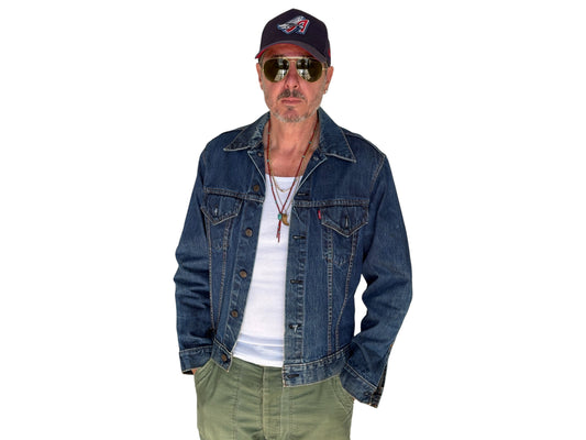 Size 44US / 54EU. Vintage Early 70s 2 pocket Levi’s Denim Jacket 70505 – Single Stitch, Made in USA