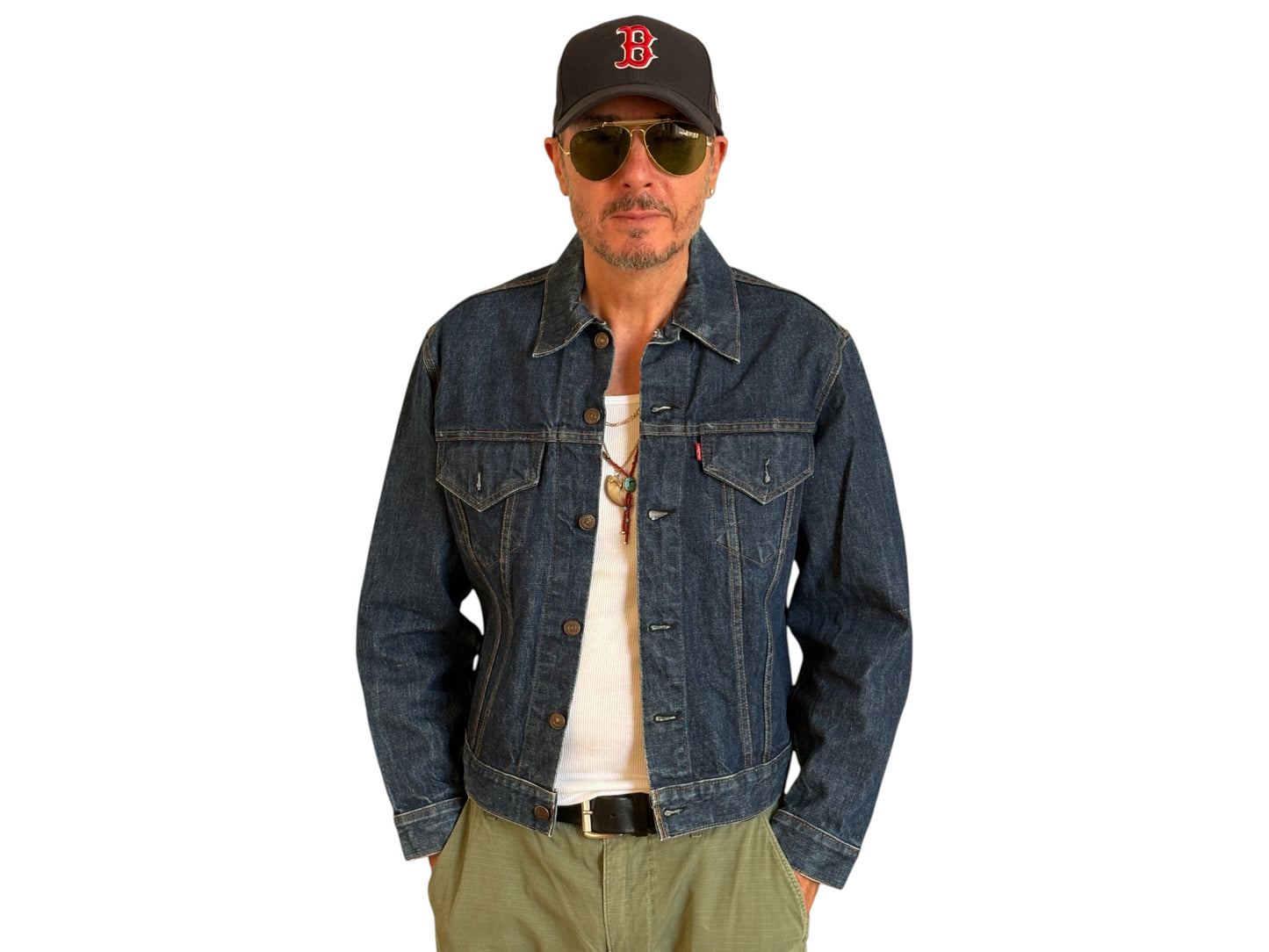 Size 42US / 52EU . Vintage 70s Levis jacket Made in USA.