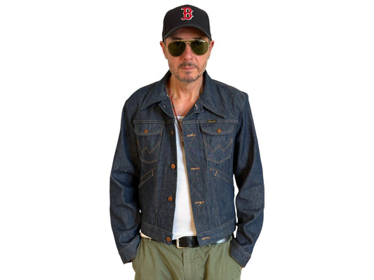 Size 40US / 50EU. Authentic 126MJ 80s Wrangler jacket  – Made in the USA