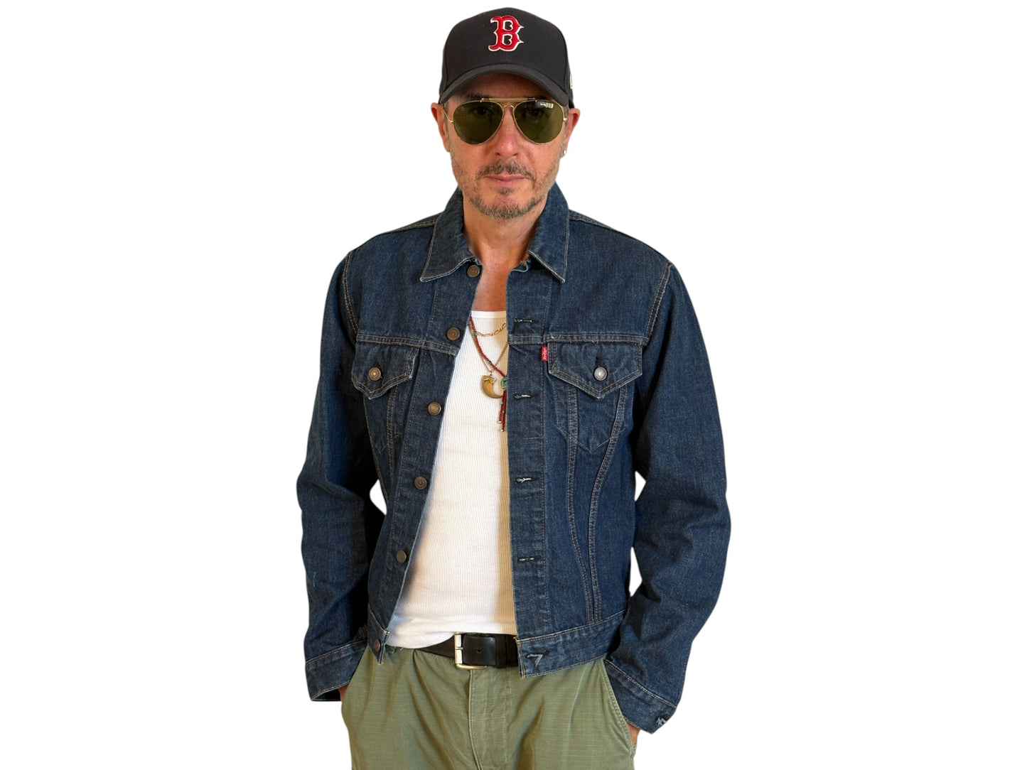 Size 40US / 50EU . Vintage 70s Levis single stitch jacket Made in USA.