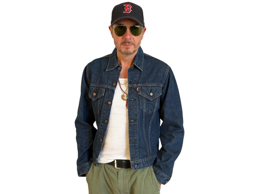 Size 40US / 50EU . Vintage 70s Levis single stitch jacket Made in USA.