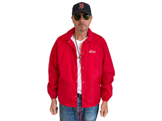 Size Large. Vintage 80s windbreaker made in USA