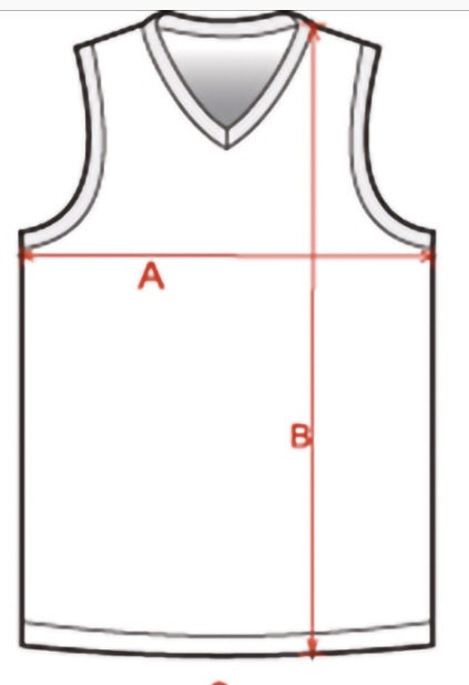 Champion basketball jersey size chart hotsell