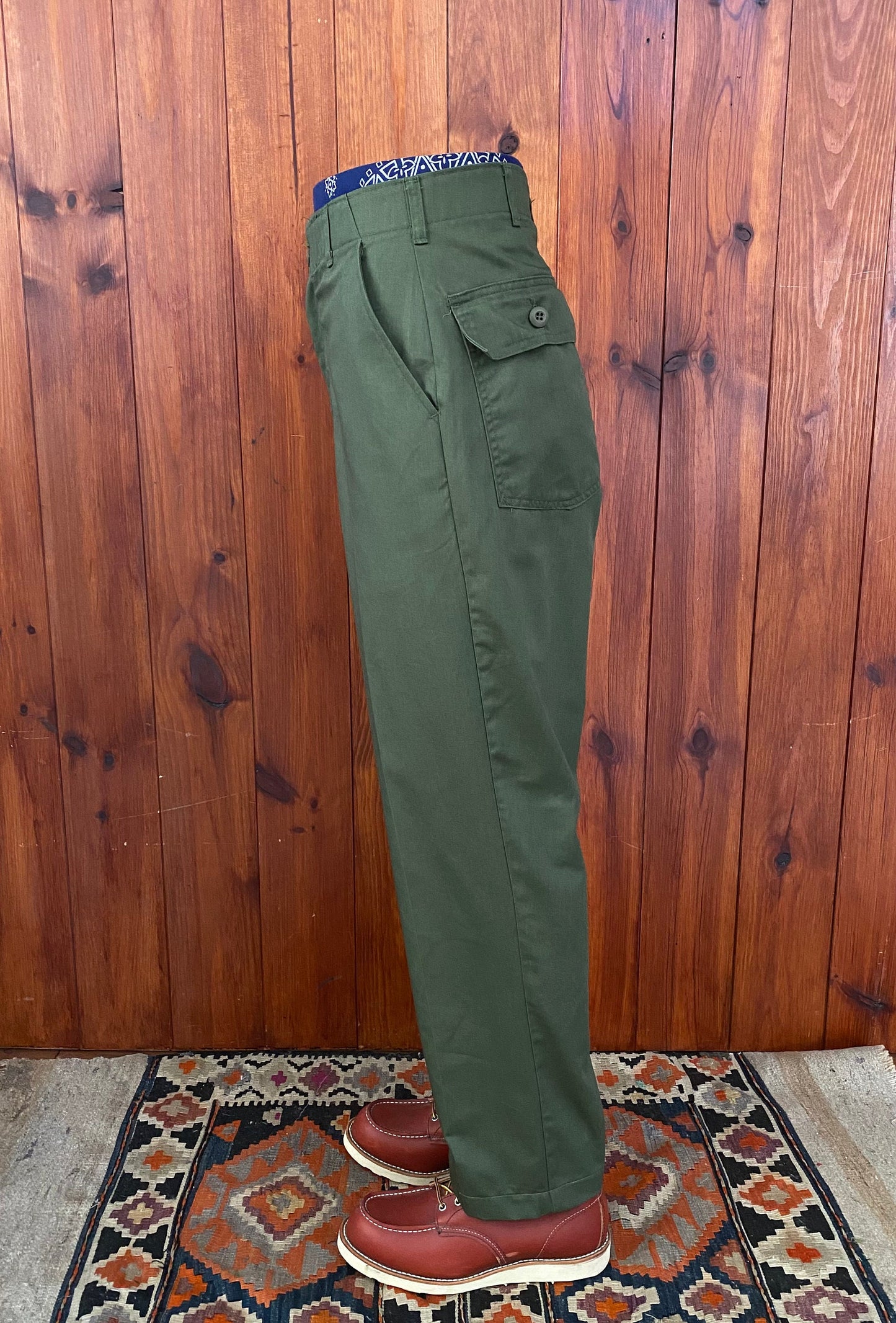 Authentic Vintage 1991 US Army OG-507 Fatigue Pants 31X30 | Classic Military Wear