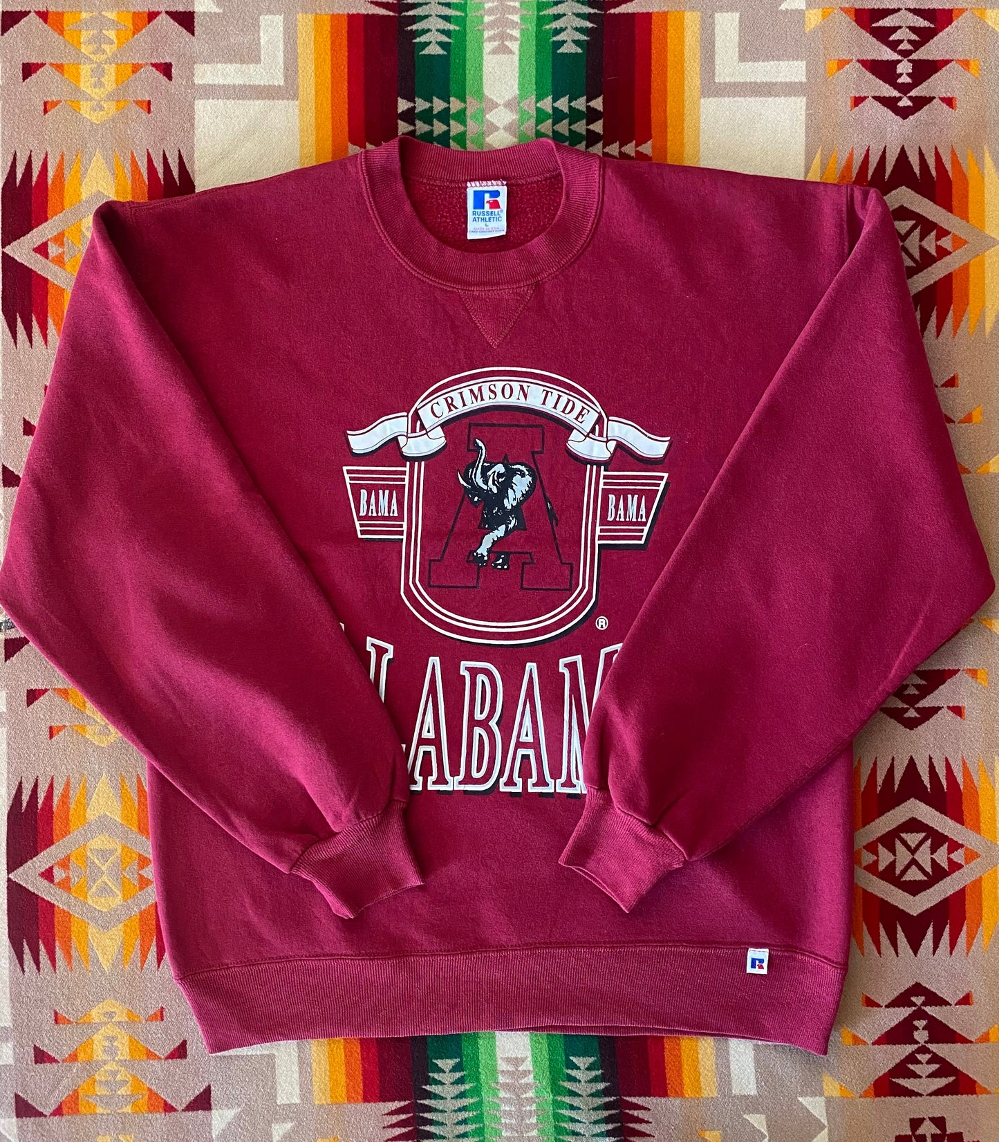 Size L Vintage 90s Alabama Sweatshirt | Made in USA by Russell