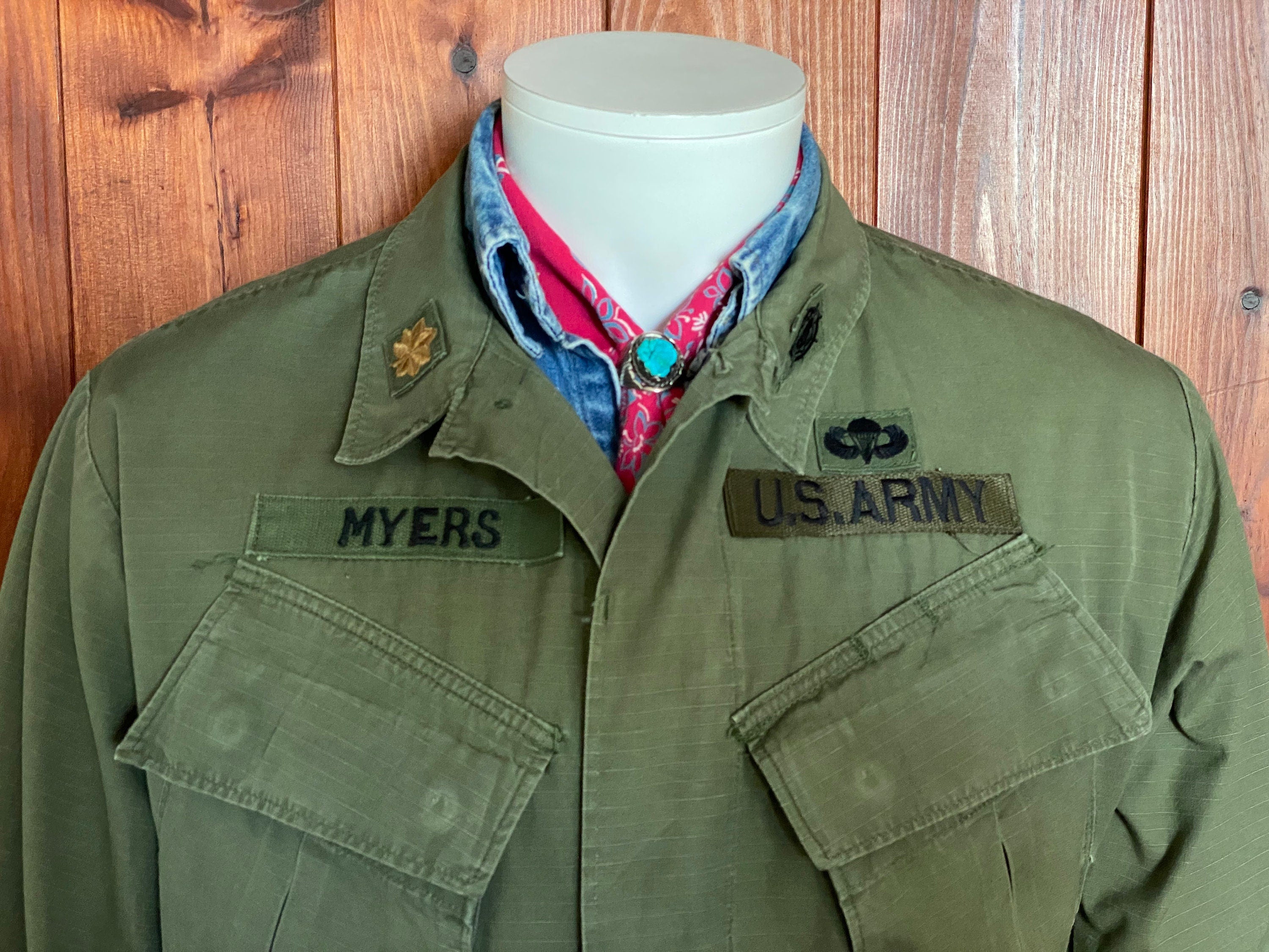 Medium Long Authentic 1969 US Army Vintage Vietnam Jungle