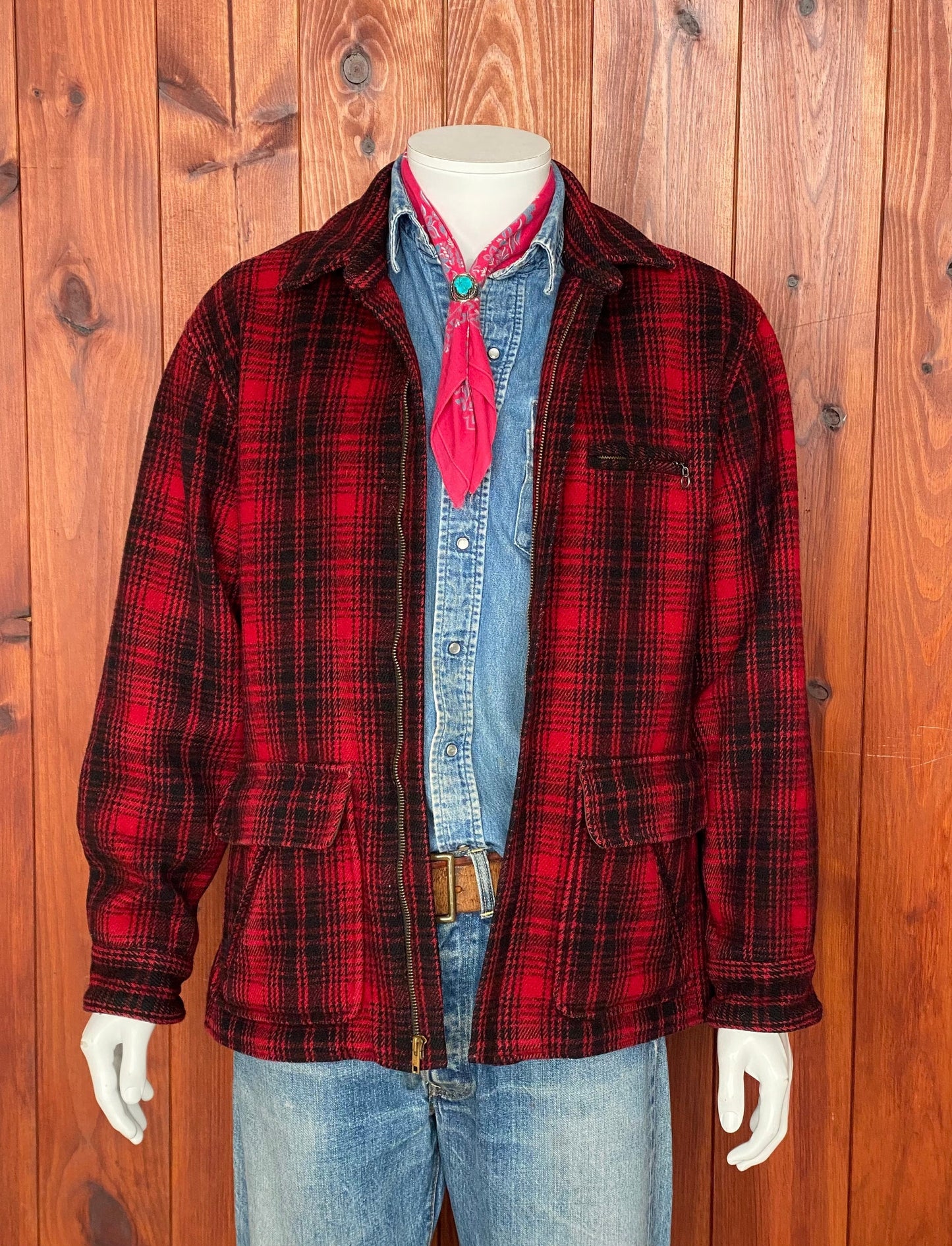 Size Large Ralph Lauren Wool Hunting Vintage Jacket - Classic Style