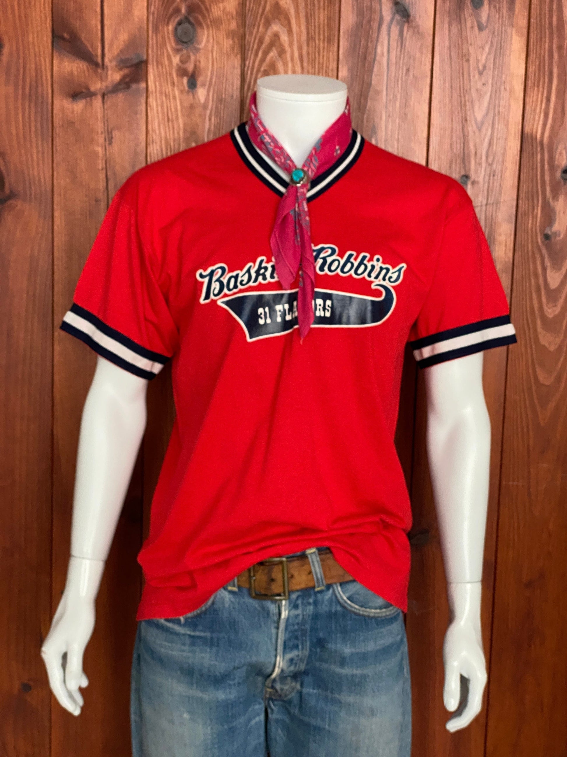 Baskin Robbins Baseball 80s Vintage T-Shirt