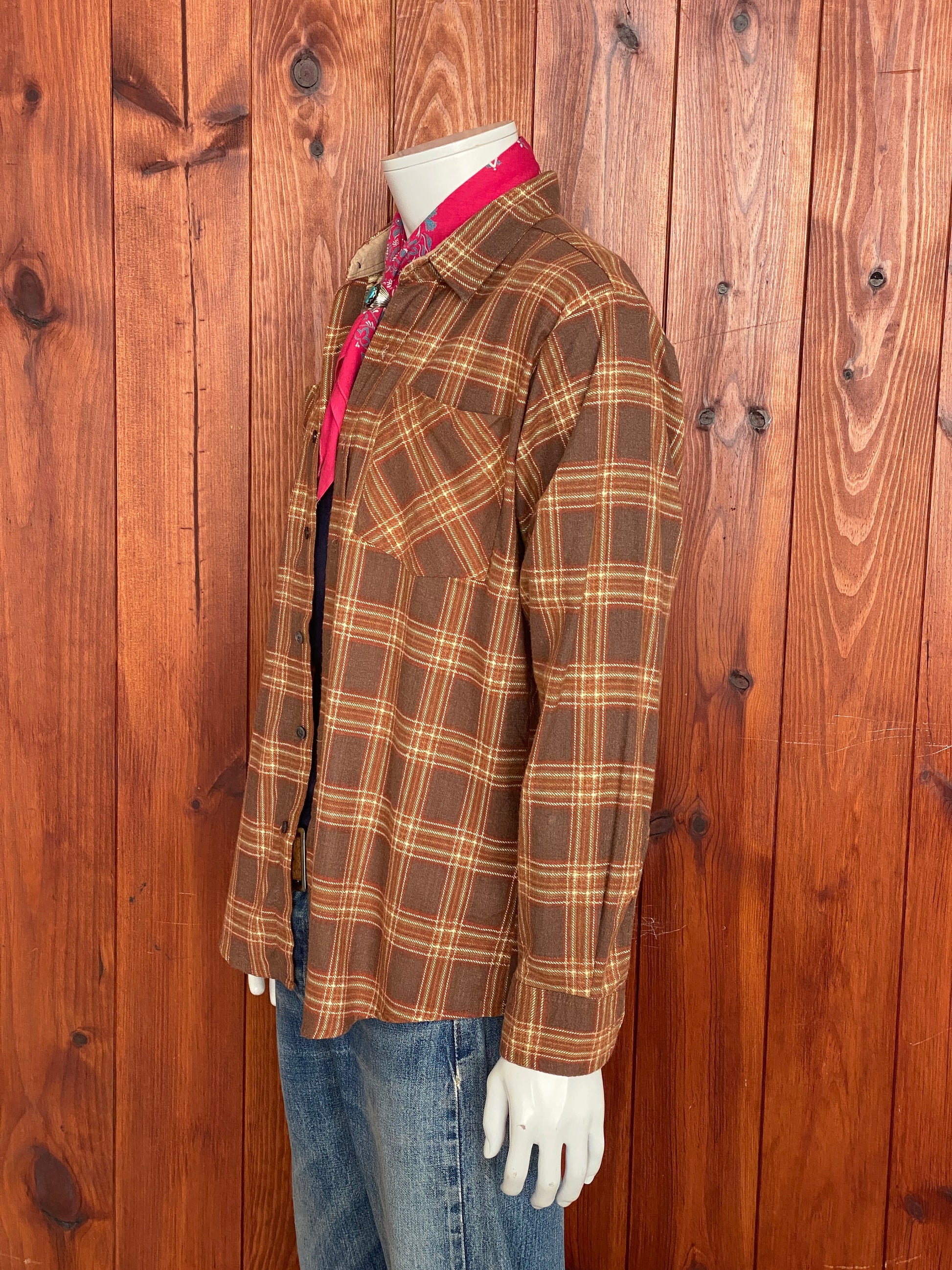 Vintage 80s Haband Flannel Shirt - Size M | USA Vintage BCN