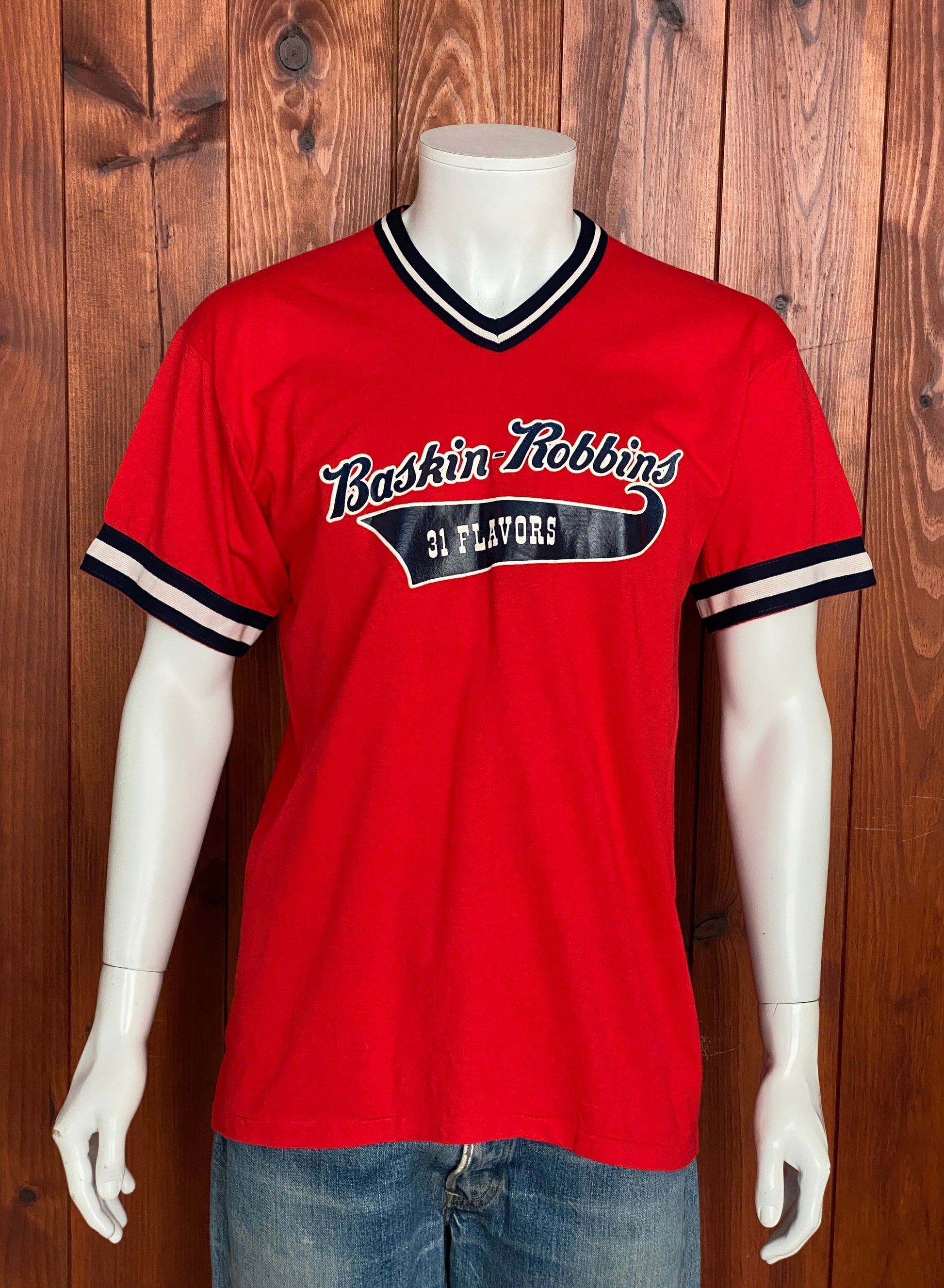 Baskin Robbins Baseball 80s Vintage T-Shirt