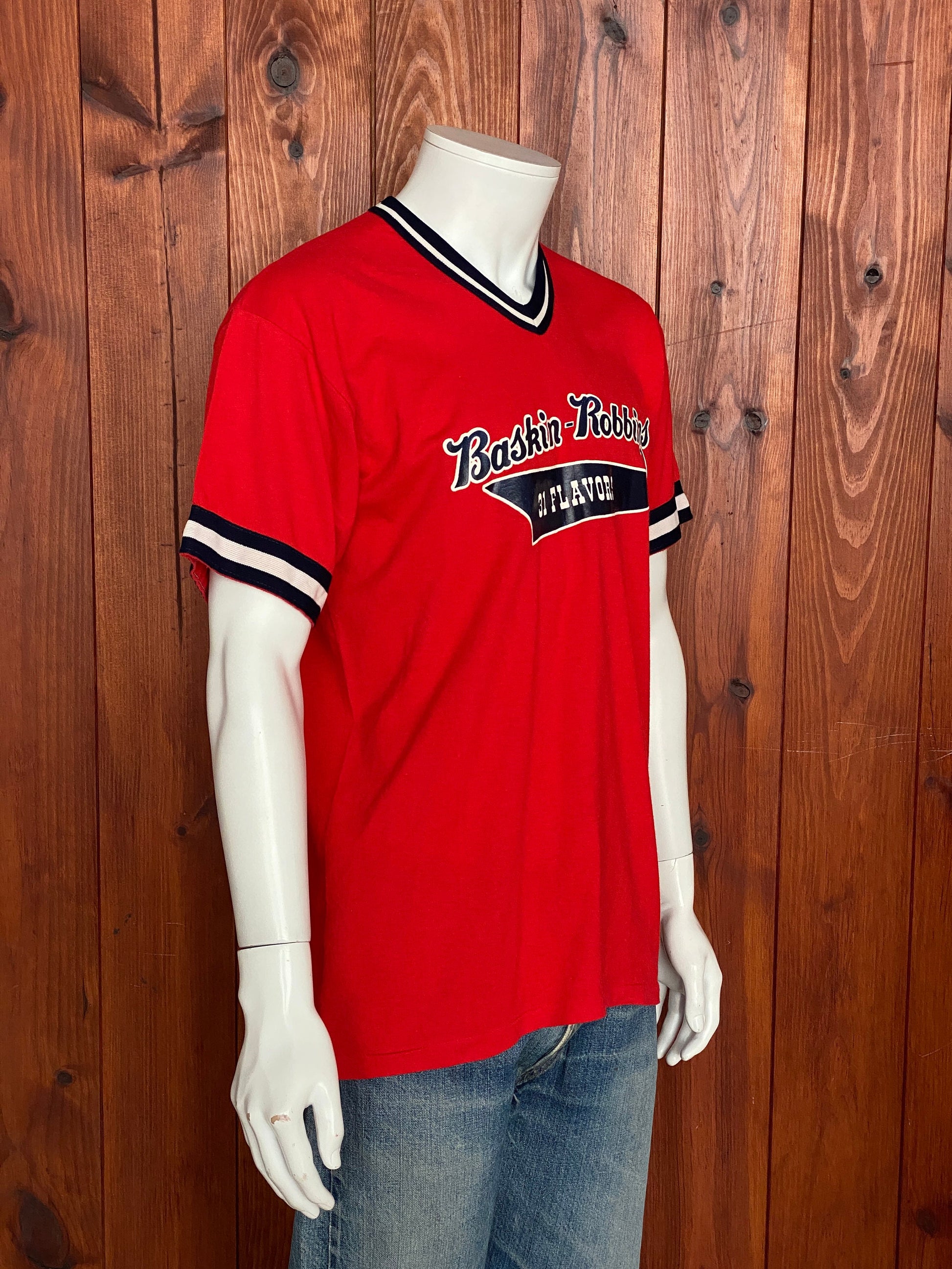 Baskin Robbins Baseball 80s Vintage T-Shirt