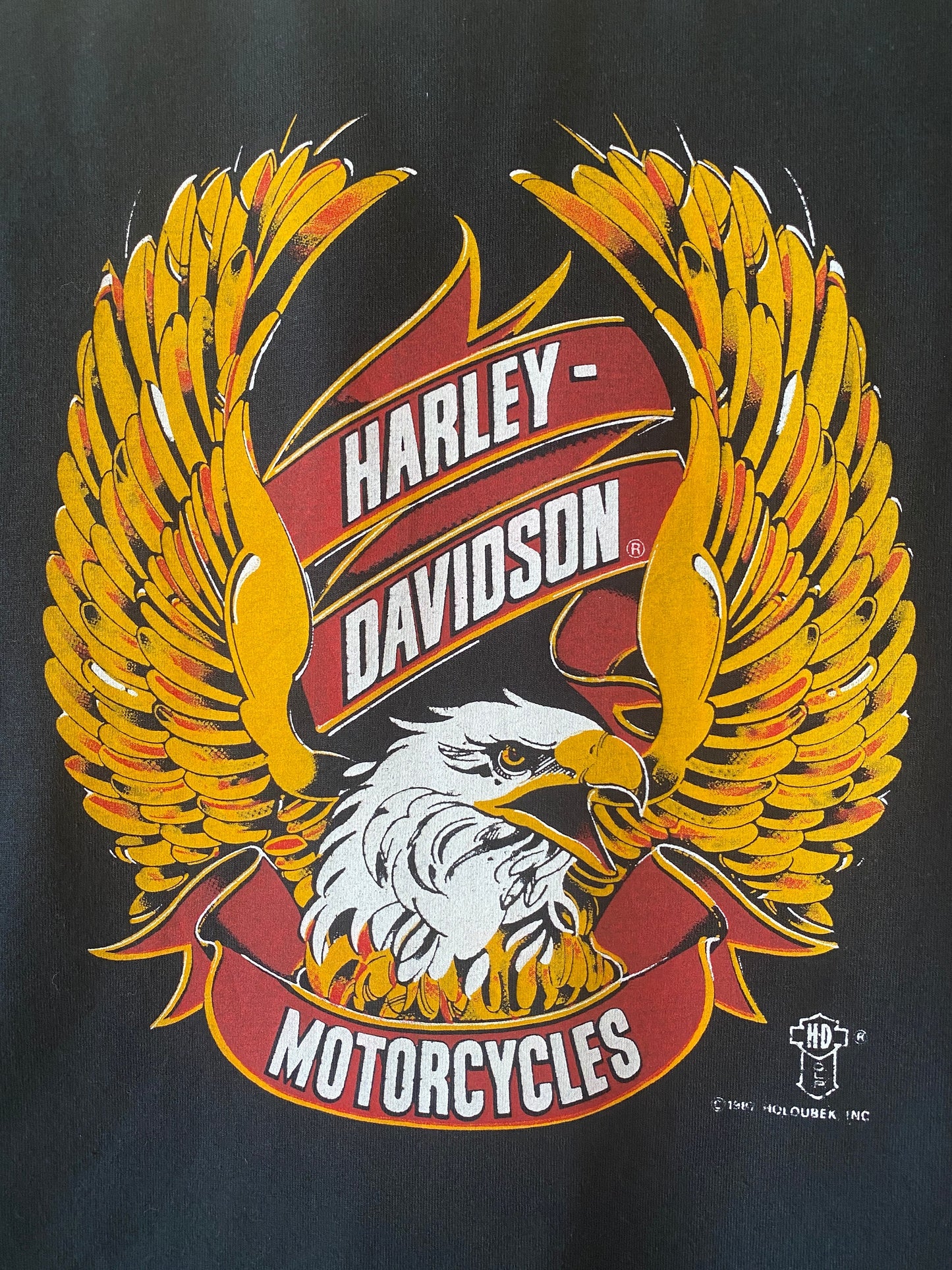 Large Harley Davidson Vintage 1989 T-shirt | Retro Apparel