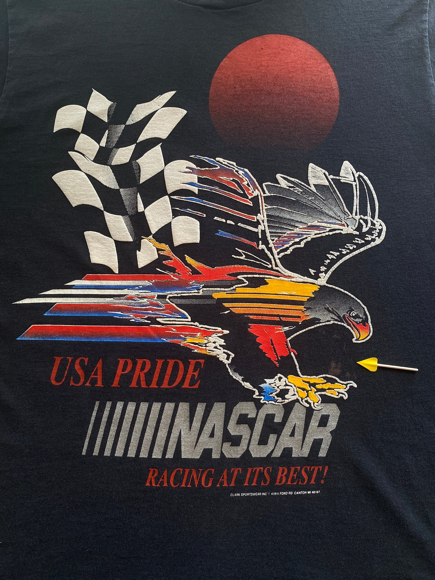 Med. Nascar vintage 80s t shirt Made In USA