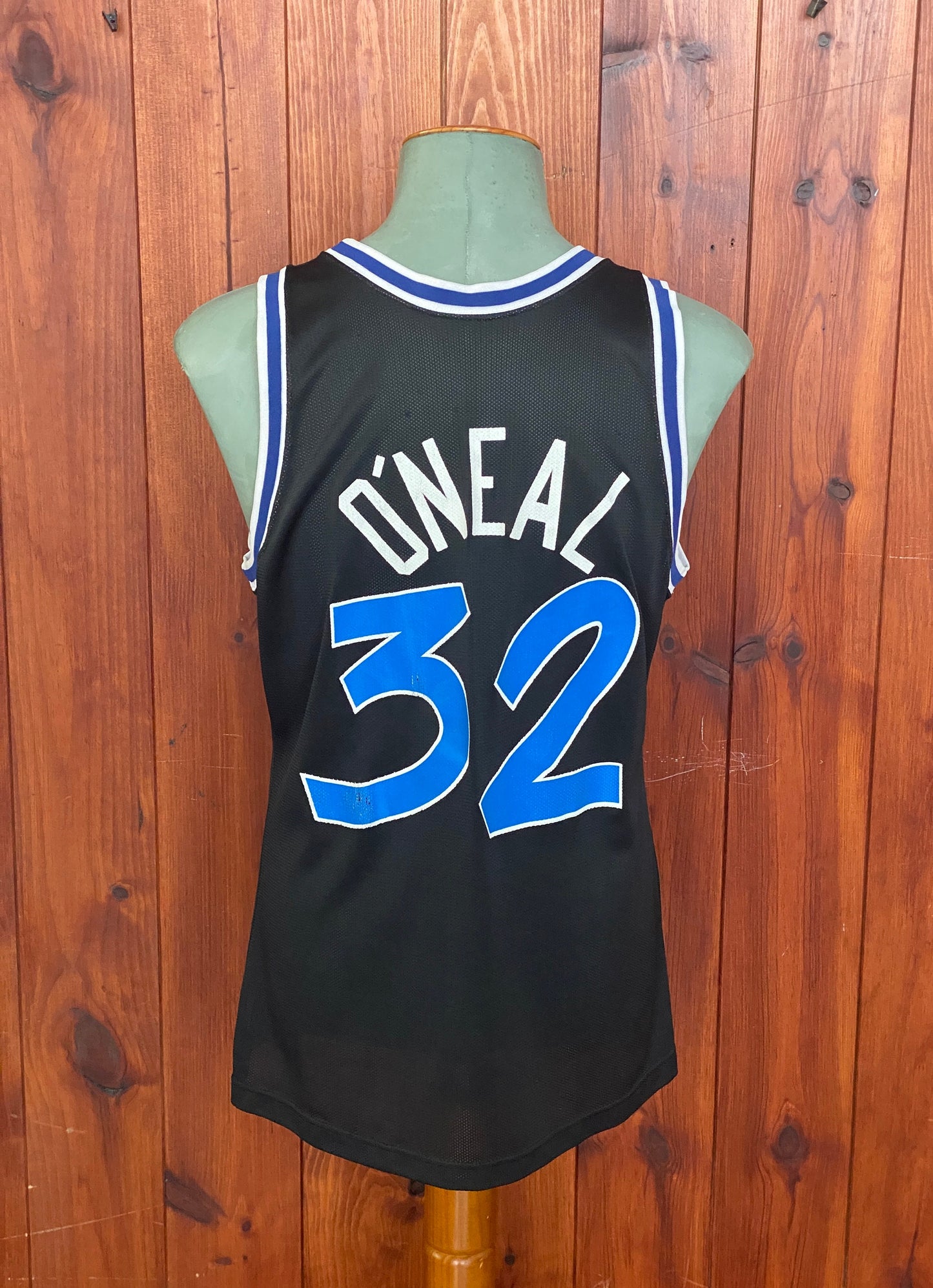 Size 44 VTG 90s Orlando NBA jersey, Player Oneal #32 Made In USA by Champion