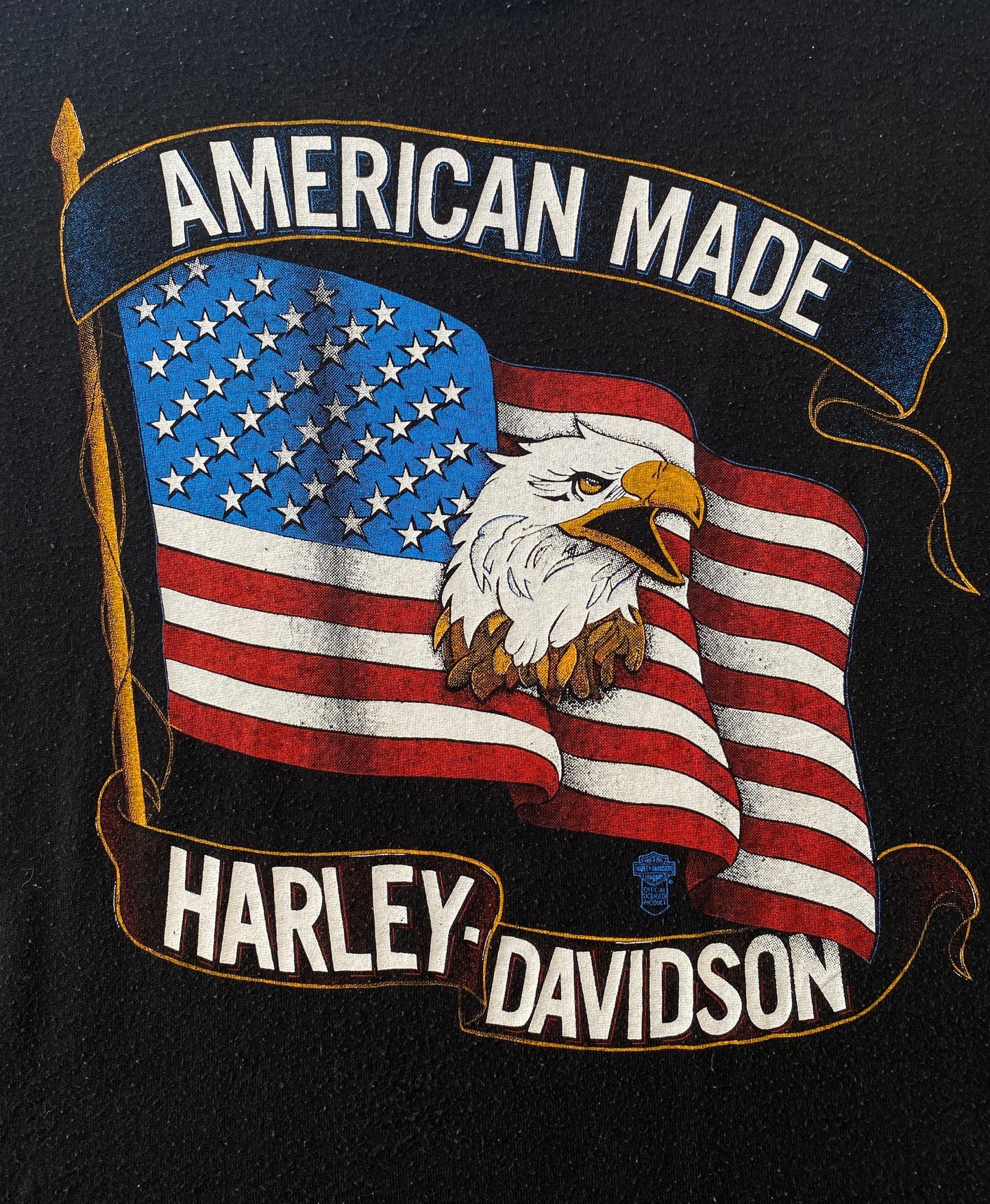 Large 90s Harley Davidson Vintage T-shirt Made In USA | Retro Apparel