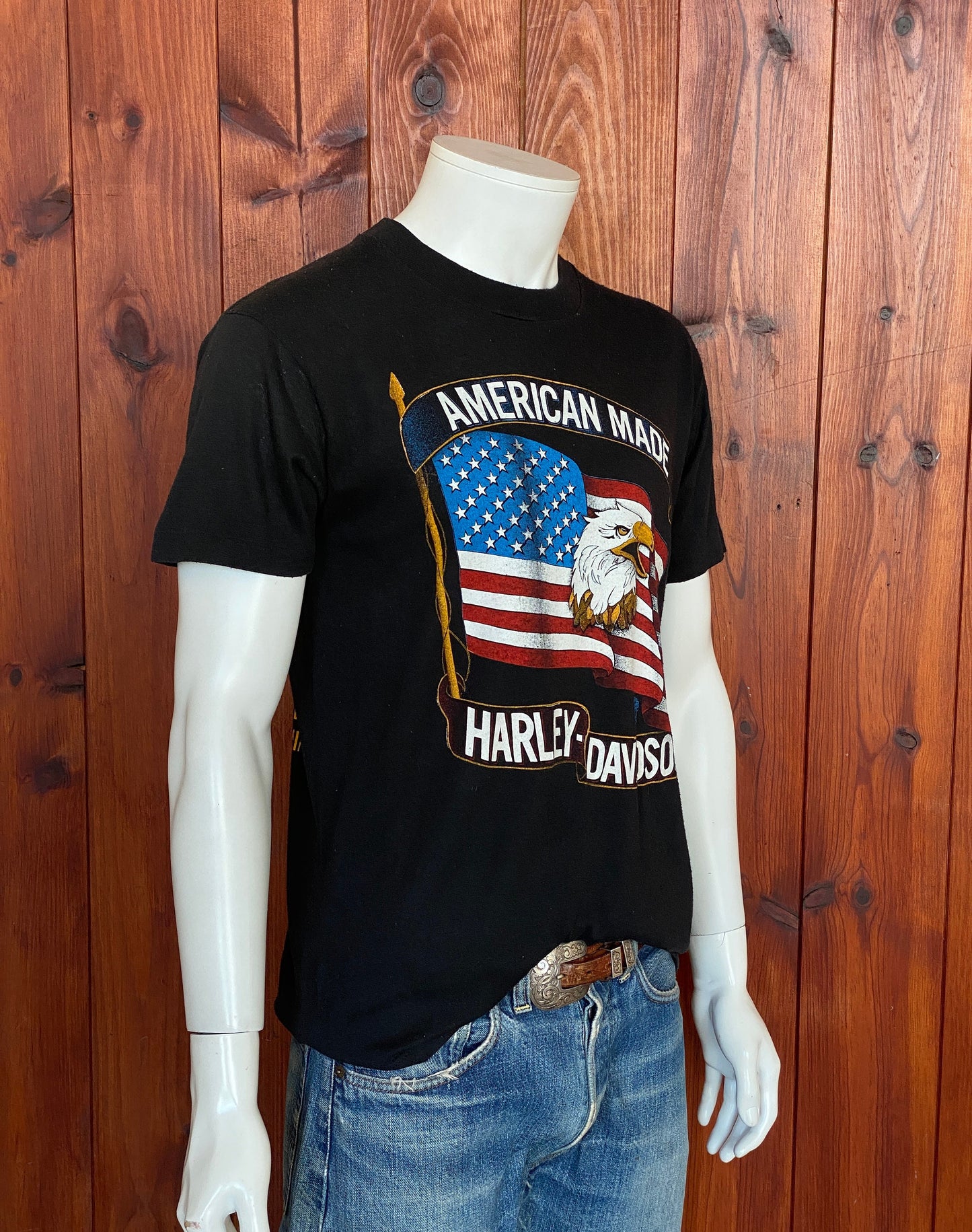 Large 90s Harley Davidson Vintage T-shirt Made In USA | Retro Apparel